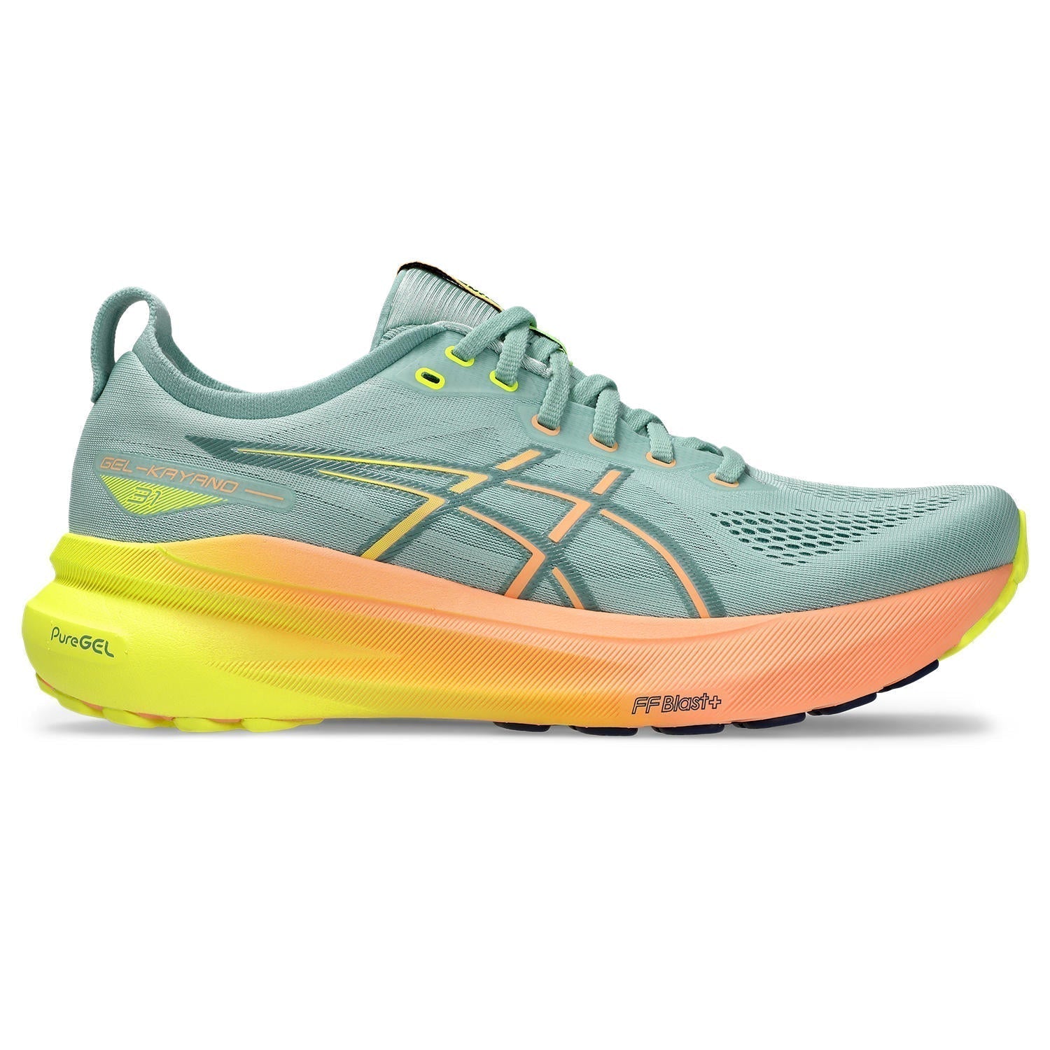 Asics Gel-Kayano 31 Men's Paris  - Light Celadon/Safety Yellow