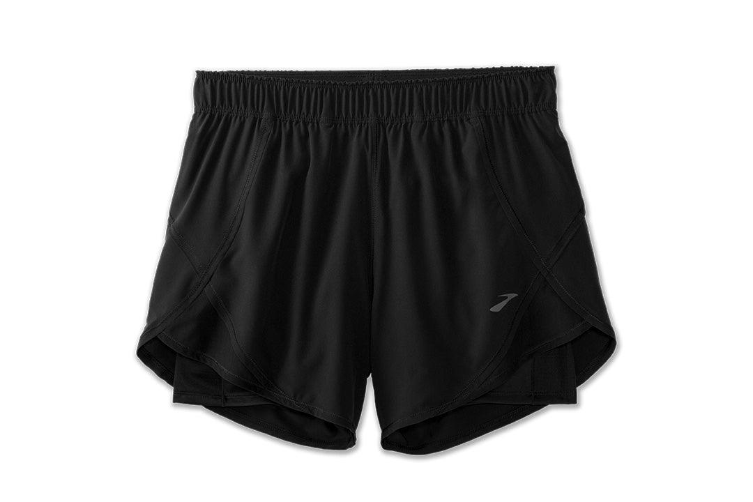 Brooks Chaser 5" 2-IN-1 Short Women's - Black