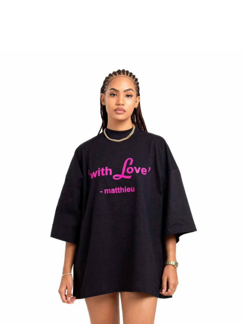 Micael Matthews With Love Black T-Shirt