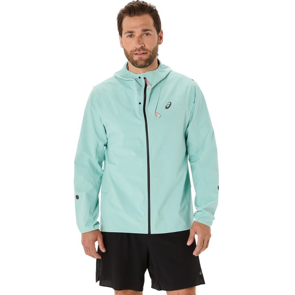 Asics Metarun Waterproof Jacket Men's -Oasis Green