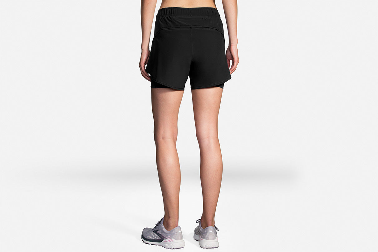 Brooks Chaser 5" 2-IN-1 Short 2.0 Women's - Black