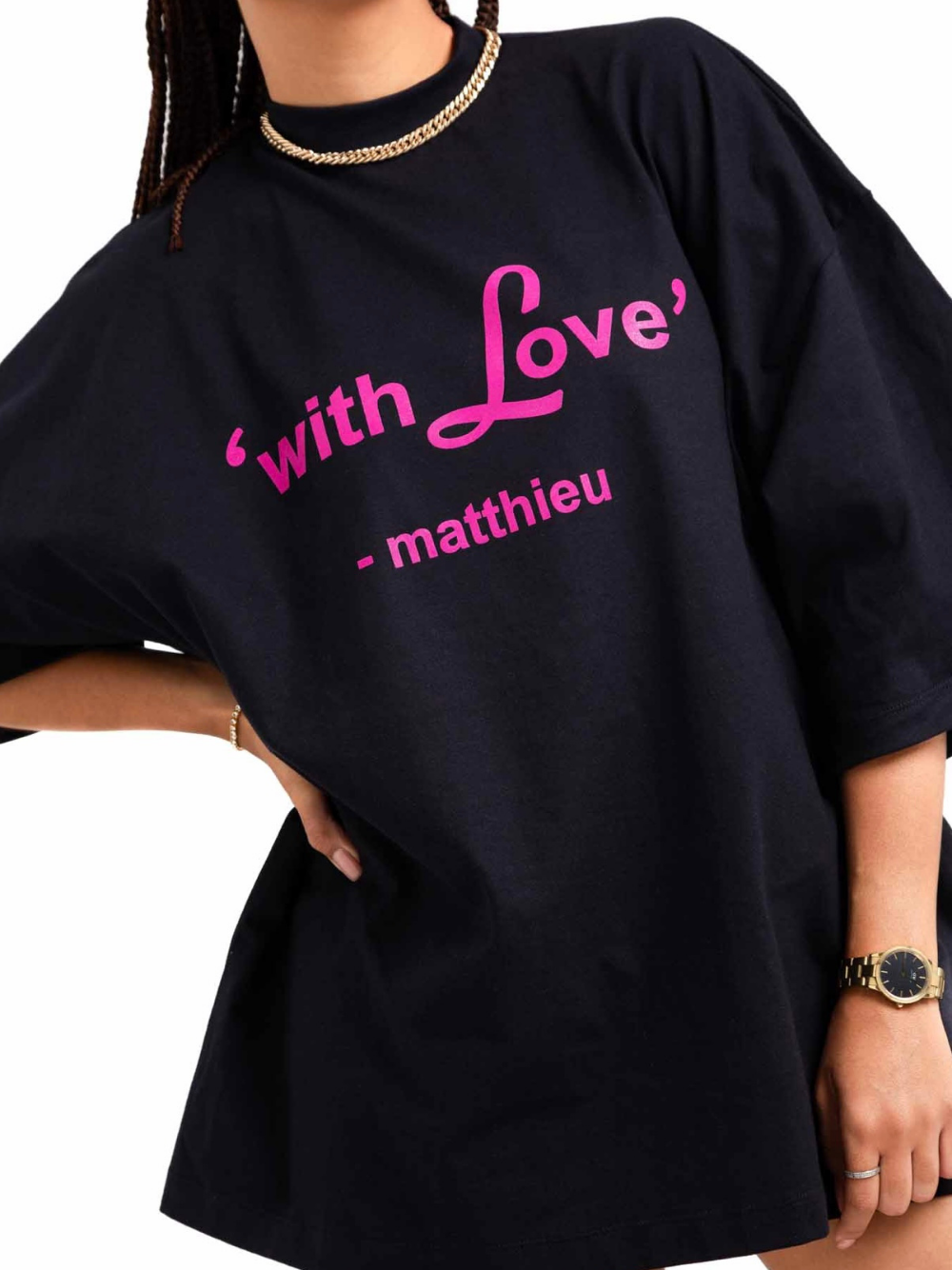 Micael Matthews With Love Black T-Shirt