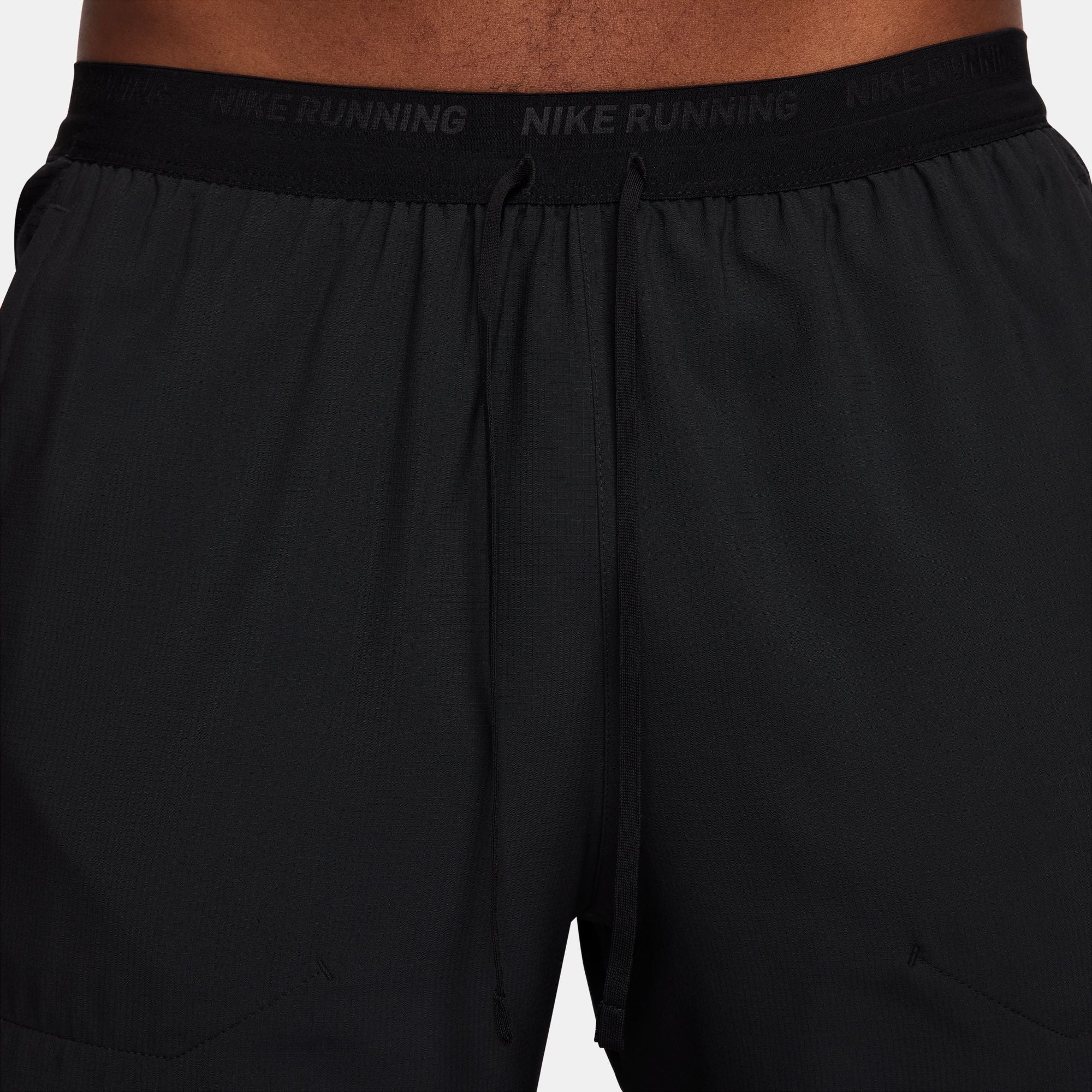 Nike Stride Men's Dri-FIT 2-in-1 Running Shorts - Black/Black/Black