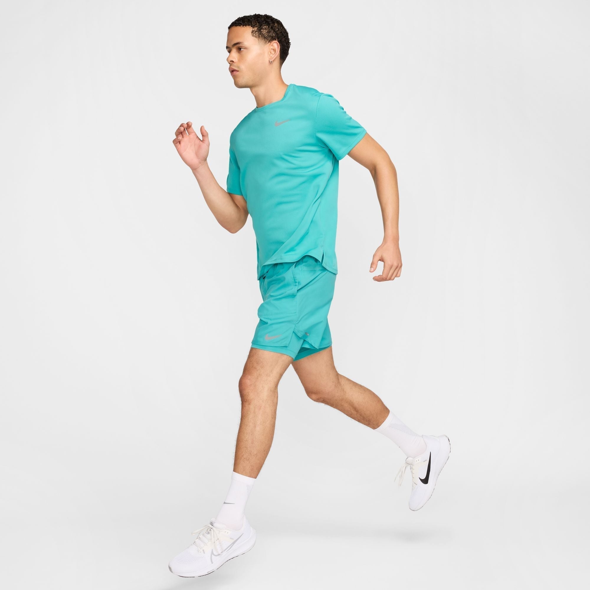 Nike Miler Men's Dri-FIT UV Short-Sleeve Running Top -  Dusty Cactus