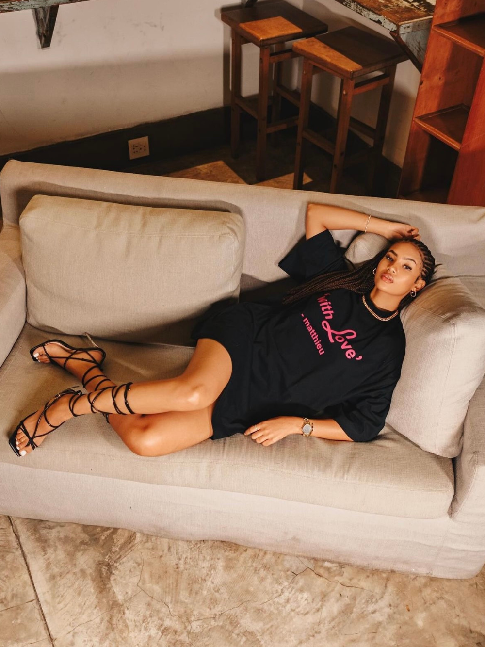 Micael Matthews With Love Black T-Shirt