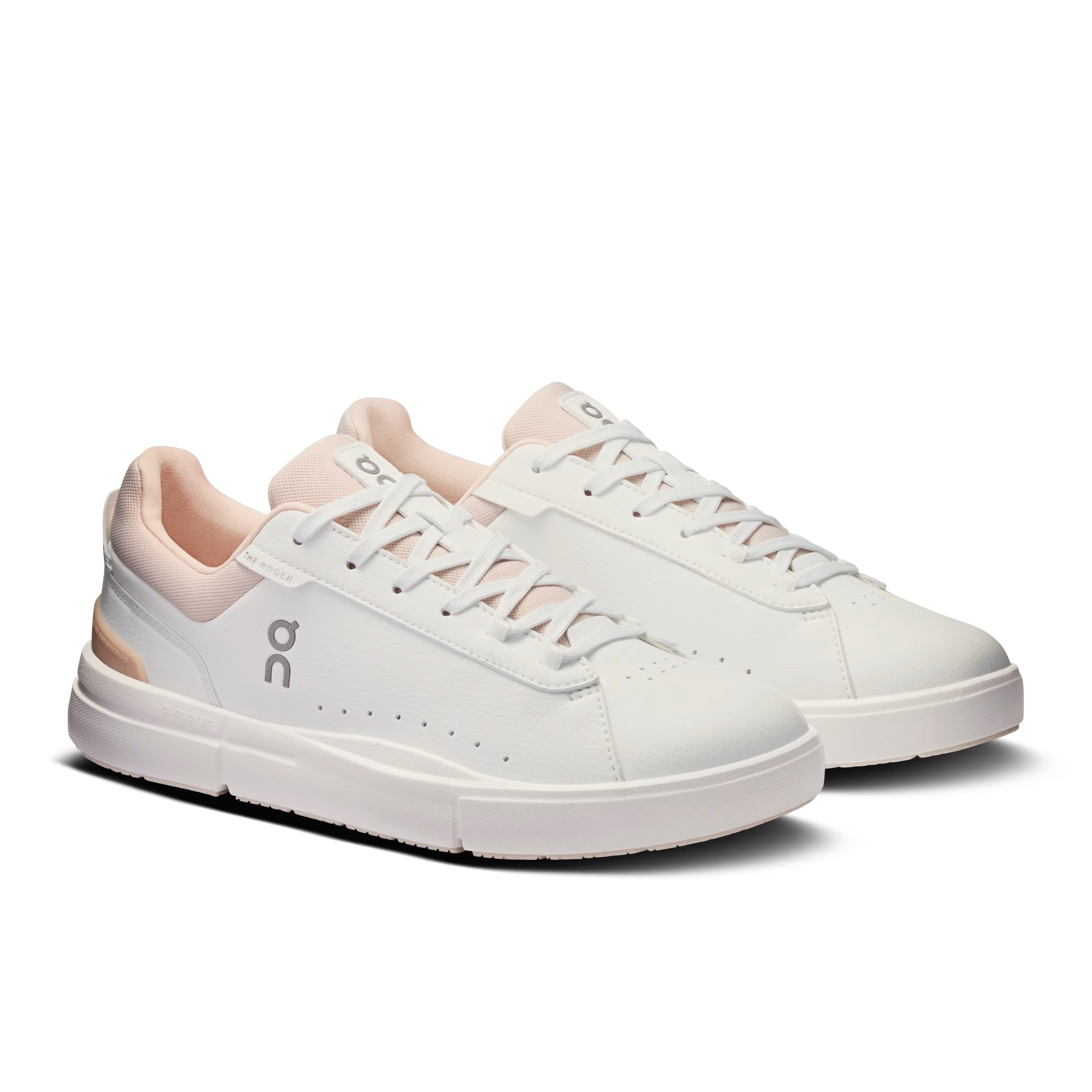 On Women's THE ROGER Advantage 1 White Rosehip