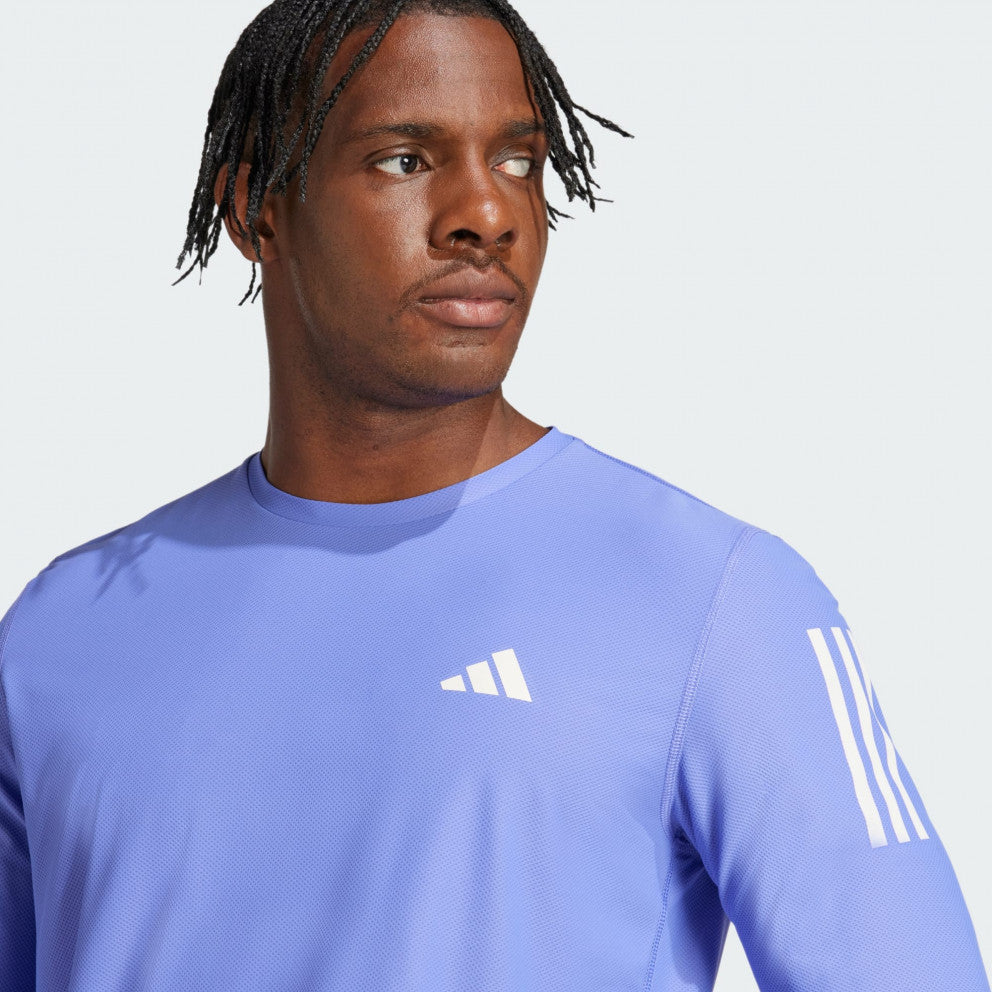 Adidas Run It Long Sleeve Shirt - Semi Cobalt Blue