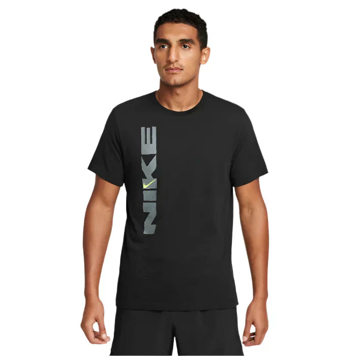 Nike Men's Dri-FIT Fitness T-Shirt - Black