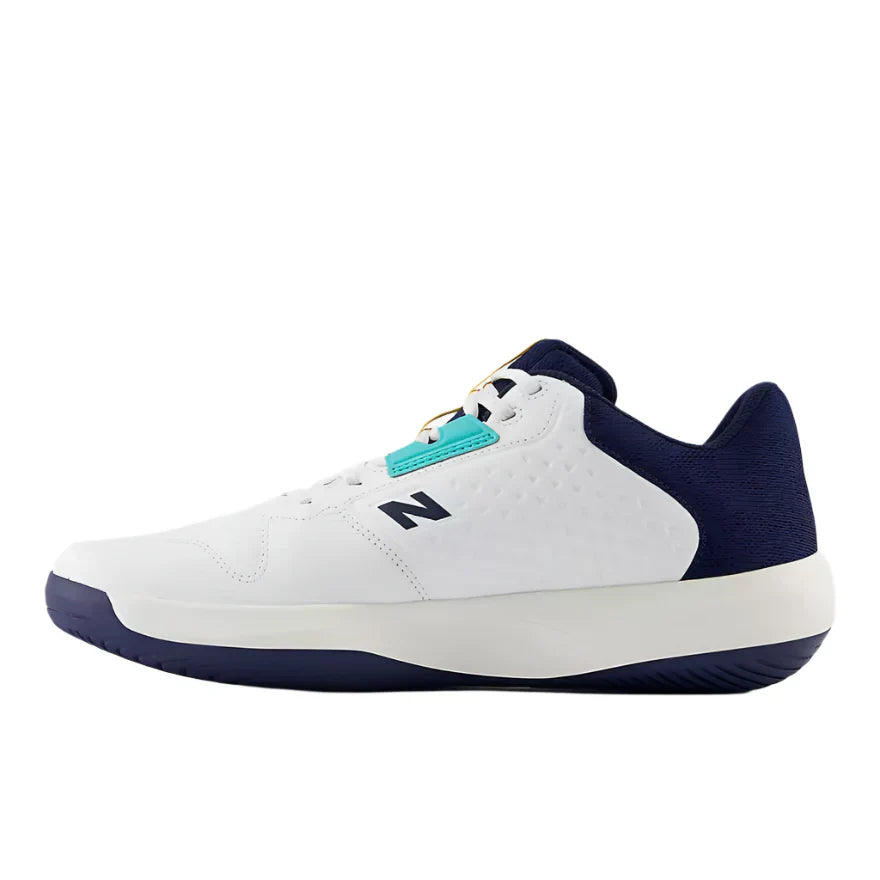 New Balance M696v6 Wide Men's - White/NB Navy/Cyber Jade