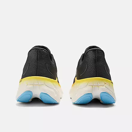 New Balance Fresh Foam X More V4 Men's - Black/coastal blue and ginger lemon