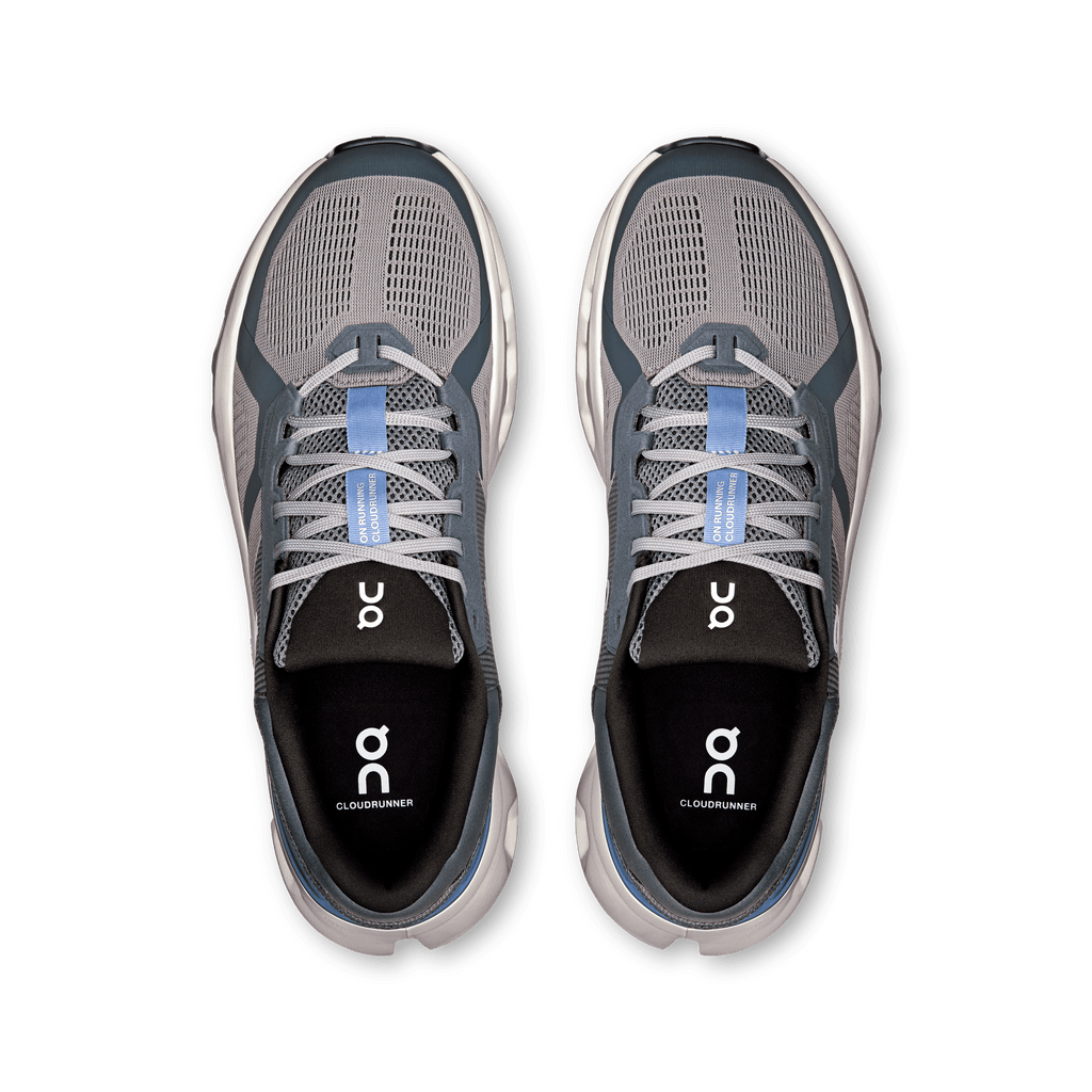 On Men's Cloud Runner 2 Alloy Chambray